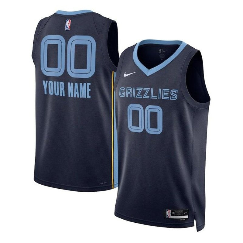Camisa NBA - Memphis Grizzlies - 2023 Azul Marinho - Edição Ícone