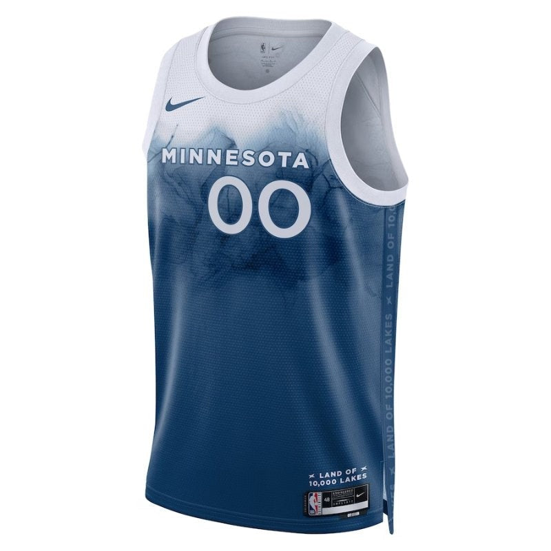 Camisa NBA - Minnesota Timberwolves - 23/24 - Azul - Edição Cidade