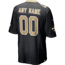 Camisa NFL New Orleans Saints - Versão de Jogo - Preto