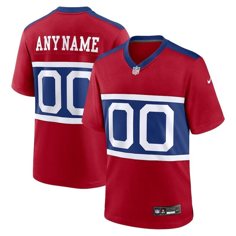 Camisa NFL New York Giants - Versão Alternativa de Jogo - Vermelho