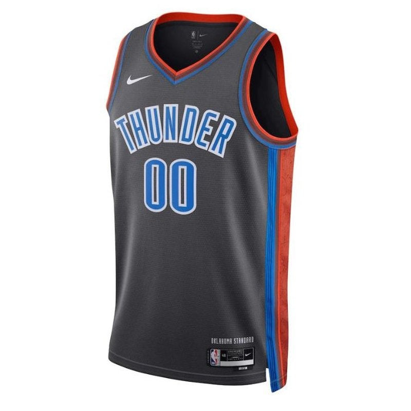 Camisa NBA - Oklahoma City Thunder - 2023 - Edição Cidade - Preto