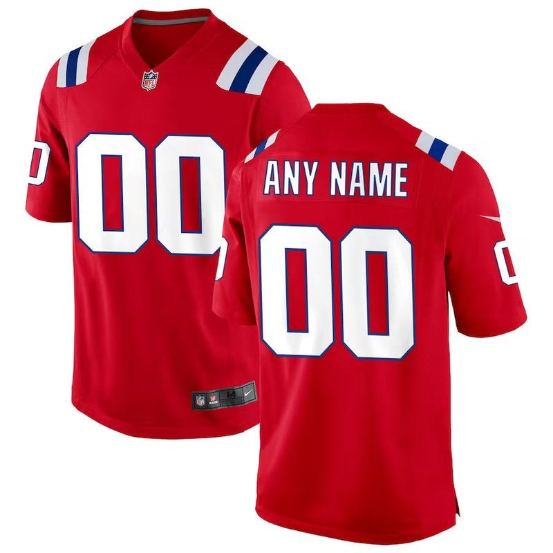 Camisa NFL Patriots - Edição Personalizada Alternativa - Vermelho