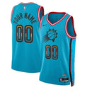Camisa NBA - Phoenix Suns - 2023 - Edição Cidade - Turquesa
