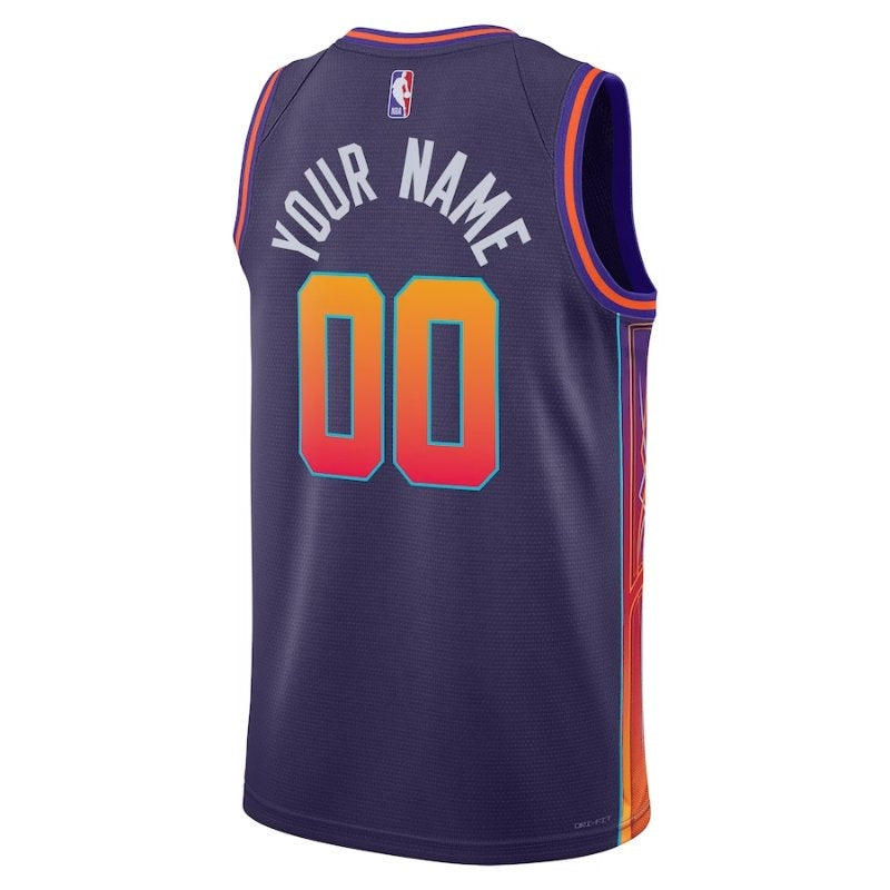 Camisa NBA - Phoenix Suns - 23/24 - Roxo - Edição Cidade