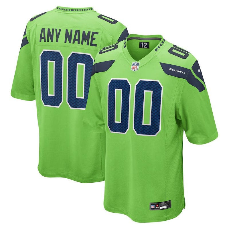 Camisa NFL Seattle Seahawks - Versão Alternativa de Jogo - Verde Neon
