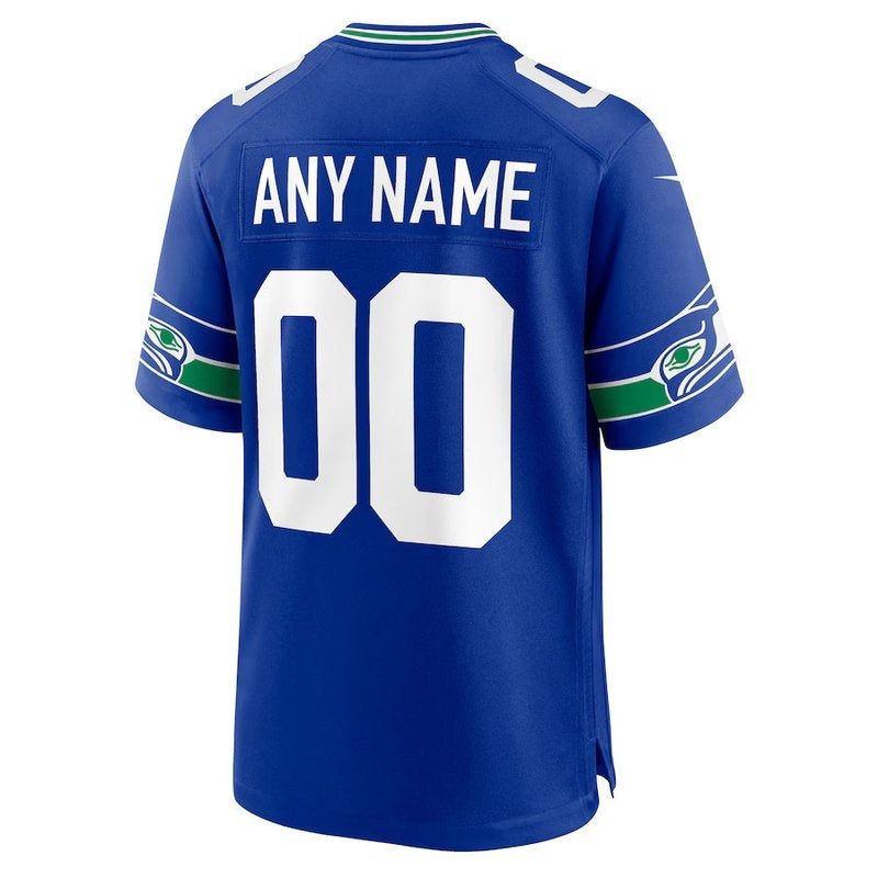 Camisa NFL Seattle Seahawks - Retrô Edição Clássica - Edição Personalizada