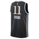 Camisa NBA Trae Young - Atlanta Hawks - 23/24 - Preto - Edição Cidade