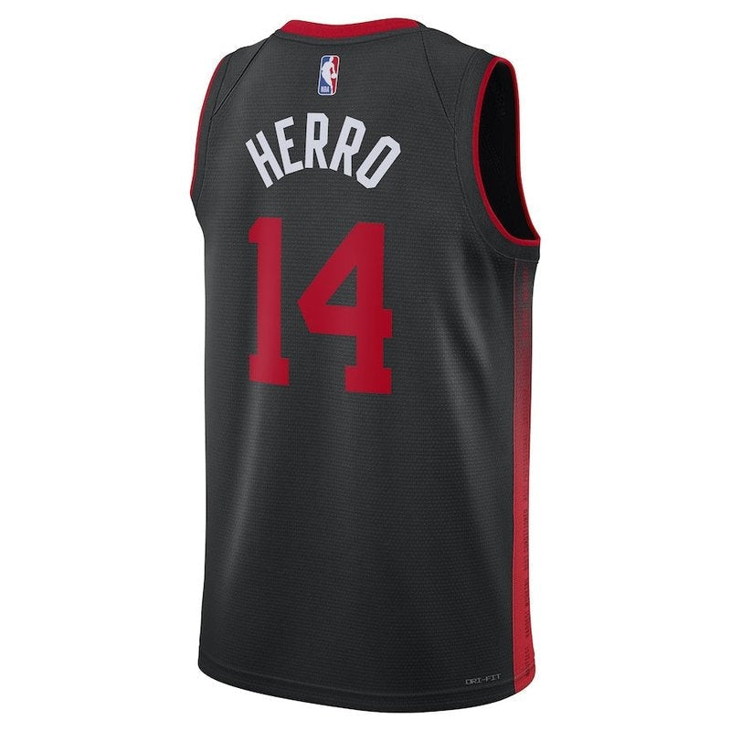 Camisa NBA Tyler Herro - Miami Heat - 23/24 - Preto - Edição Cidade
