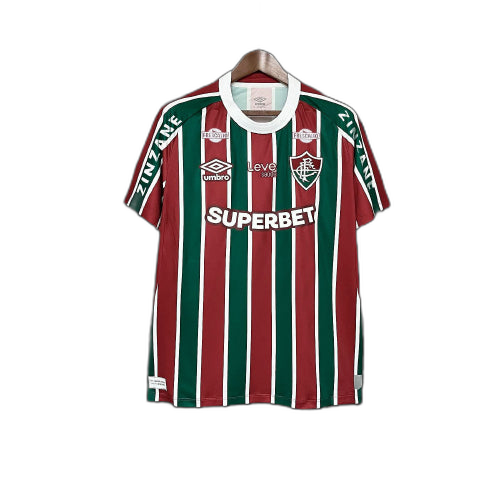 Camisa Fluminense 25/26 I Home - Todos os Patrocínios - Versão Torcedor